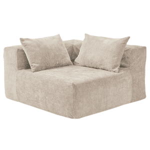 !new! grand fauteuil angle velours BLANC