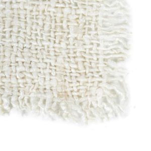 coton gaufré blanc lldeco