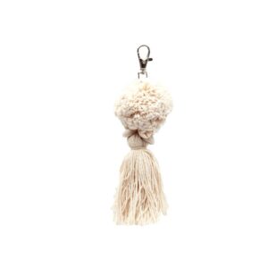 Porte-clés Le Pompon – Blanc