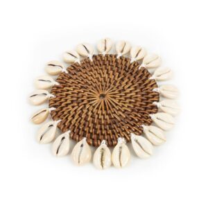 Sous-verre Colonial Shell – Brun Naturel