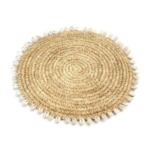 Set de Table Coquillage Raphia – Naturel