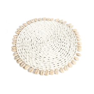 Sous-verre Seagrass Shell Pan – Naturel