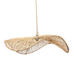 Suspension Rotin – Chapeau – Naturel- L
