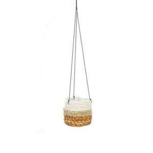 Suspension pour Plantes Feuille de Bananier – Blanc Naturel