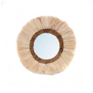 Miroir Rond Mowgli – Naturel – M