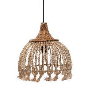 Abat-jour Suspension The Abaca Tassel – Naturel – S