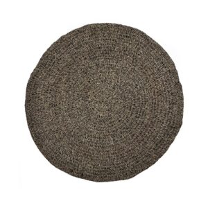 Tapis en jonc de mer – Noir naturel – 200