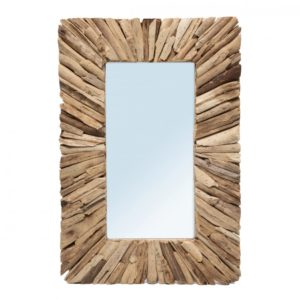 miroir rectangle bois flottés by lldeco
