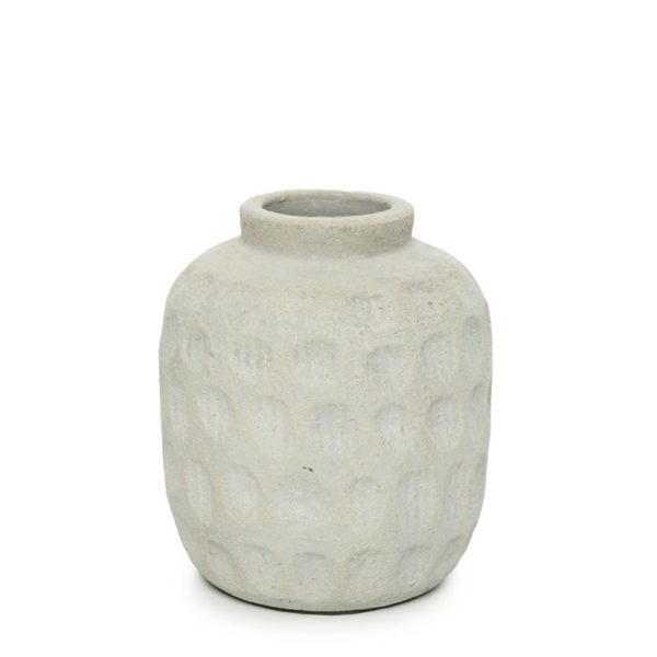vase blanc décoratif lldeco