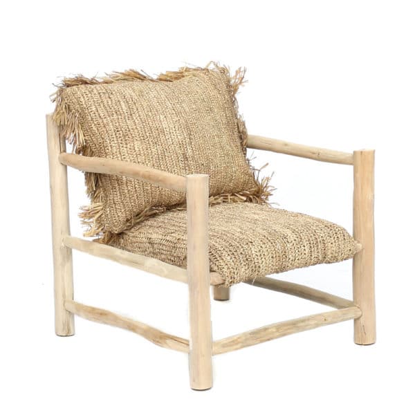 fauteuil en fibre naturellle lldeco
