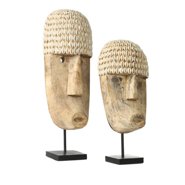 masques ethniques bois décoratif by lldeco