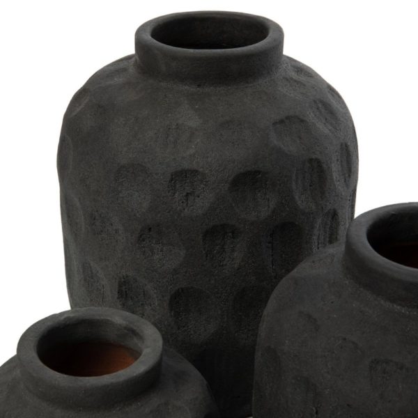 sélection vases décoratifs noirs lldeco