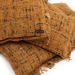 coussins bohème couleur moutarde cannelle lldeco.fr