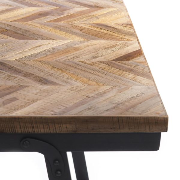 table pliante en bois de teck naturel lldeco.fr