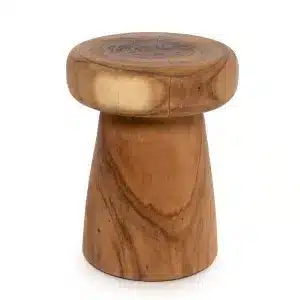 tabouret table bois massif, design naturel pur par lldeco