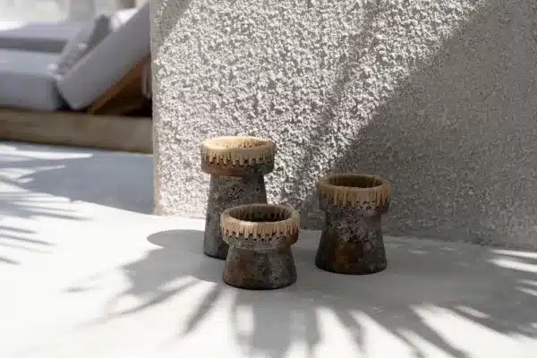 vase béton brut design lldeco