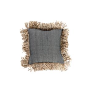 Housse de coussin Bonita – Noir Naturel – 40×40