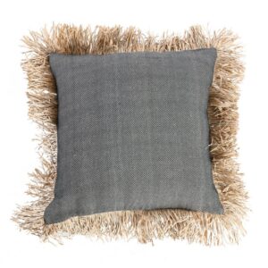 Housse de coussin  Bonita – Noir Naturel – 60×60