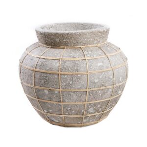 Vase Belly – Beton Naturel – L