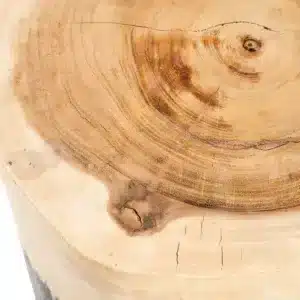 tabouret pièce unique fait main en bois de suar