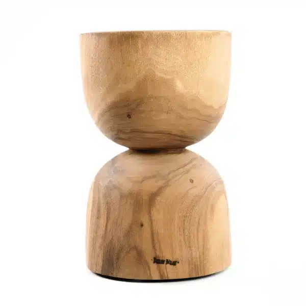Tabouret table en bois naturel recyclé, meuble éthique et durable par lldeco