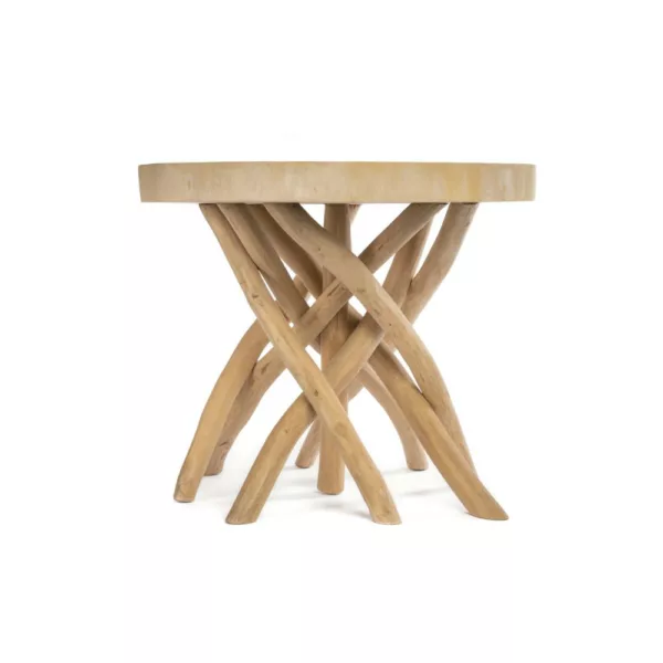 magnifique table basse en bois de teck recyclé, lldeco