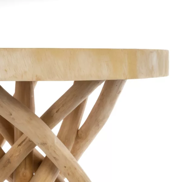 table basse en bois de teck et Suar recyclés par lldeco