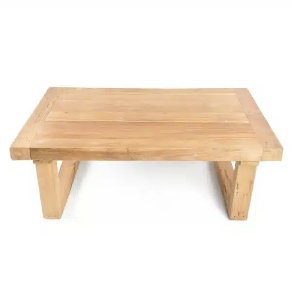 table basse en bois de teck massif lldeco`