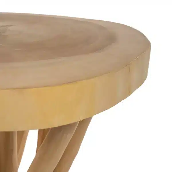table en teck recyclé et bois de suar lldeco