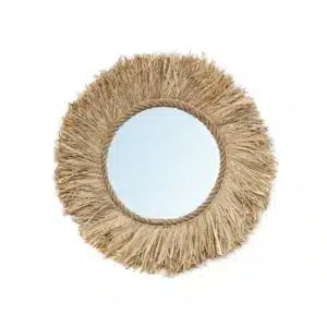 miroir Boho rond naturel lldeco