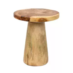 la table d'appoint timber conic naturel 50