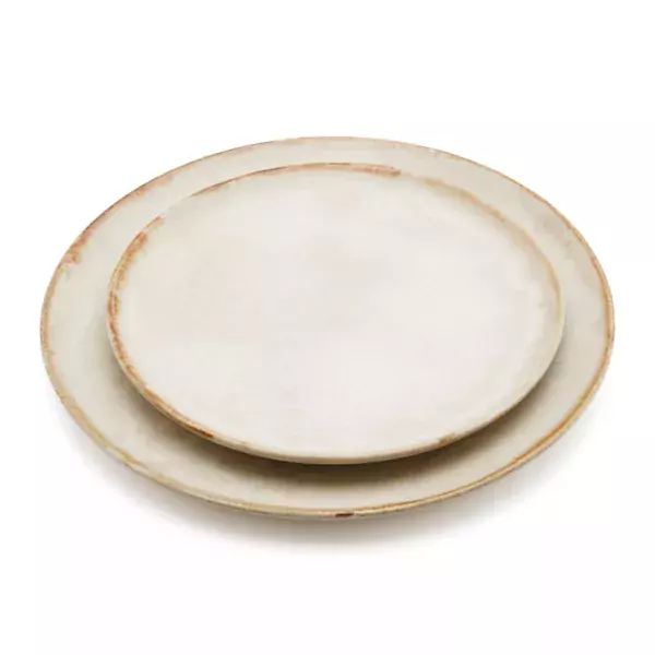 assiette blanche artisanale, décoration table mariage bohème