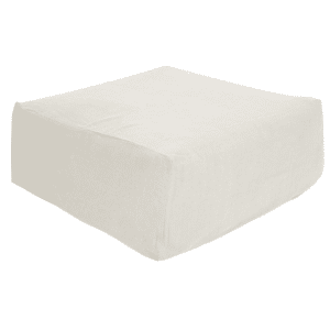 pouf géant carré en lin déhoussable blanc (copie)