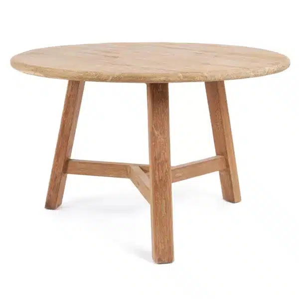 table à manger noguchi extérieur/intérieur, en bois de teck recyclé, une collection de mobilier éco responsable et écologique, chez lldeco.fr