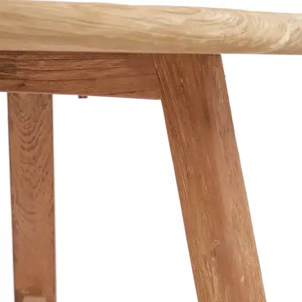 table à manger Noguchi extérieur/intérieur, en bois de teck recyclé, une collection de mobilier éco responsable et écologique, chez lldeco.fr