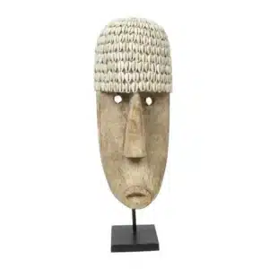 masque cauri sur pied grand