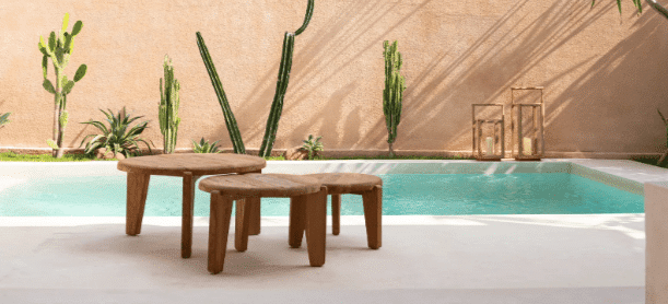 Les tables- mobilier durable et équitable- récupération ou bois de Suar, du mobilier écologique par lldeco