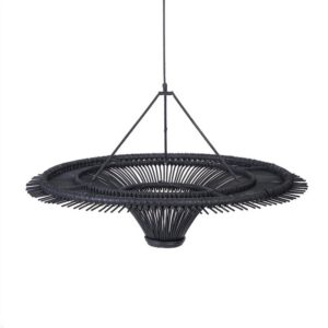 Suspension Rotin Le Ciel – Noir – XL