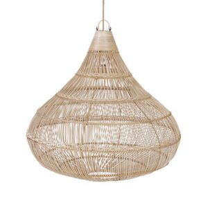 Luminaire Suspension Goutte – Naturel – L
