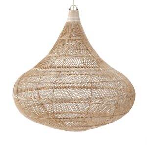 Luminaire Suspension Goutte – Naturel – XL