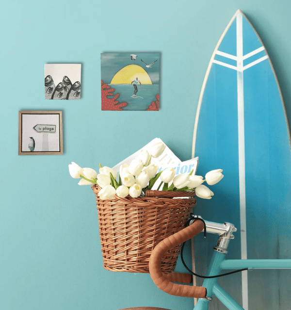carreau céramique artiste française "surf sur la vague" 🇫🇷