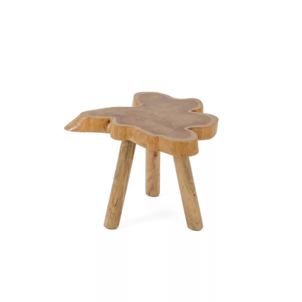table d'appoint organic teck naturel
