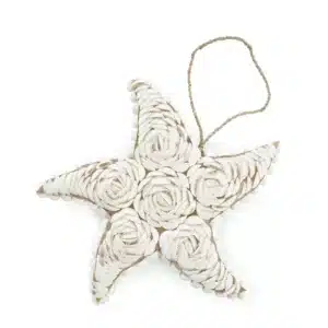Etoile de coquillages - Blanc - L