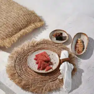 serviette en lin blanc lot de 4