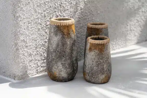 vase sneaky gris antique m