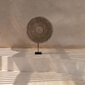 Coquillage Guadeloupe sur socle – Blanc naturel