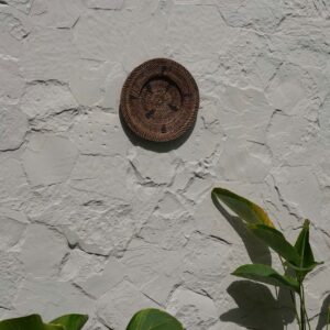 Assiette murale Jasmine – Marron – S