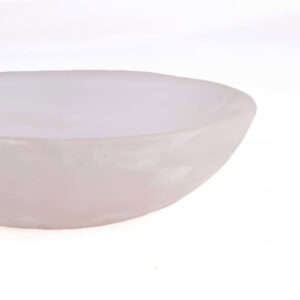 Coupe en résine organique – Rose & Blanc