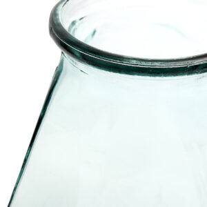 Vase Origami Long — Bleu