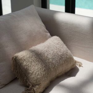 Housse de coussin Oh My Gee – Beige – 30x50 cm